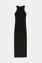 Load image into Gallery viewer, FITTED LONG DRESS IN STRETCHY VISCOSE