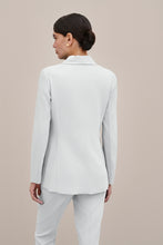 Load image into Gallery viewer, DOUBLE-BREASTED BLAZER IN VISCOSE CREPE WITH FABRIC-COVERED BUTTONS