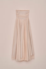 Load image into Gallery viewer, FLARED TULLE DRESS WITH GATHERED BODICE