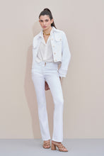 Load image into Gallery viewer, BELL BOTTOM JEANS WITH DOUBLE BUTTON ON WAIST