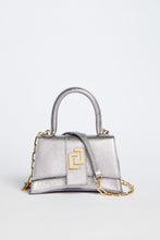 Load image into Gallery viewer, BOXY TOP-HANDLE BAG IN TUMBLED LEATHER