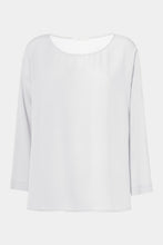 Load image into Gallery viewer, CRÊPE DE CHINE ROUND-NECK TOP