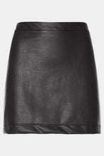 Load image into Gallery viewer, FAUX LEATHER MINISKIRT