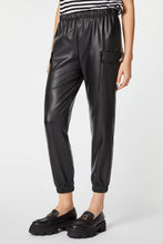 Load image into Gallery viewer, FAUX LEATHER JOGGERS