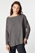 Load image into Gallery viewer, ASYMMETRICAL JERSEY T-SHIRT