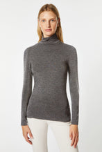 Load image into Gallery viewer, BASIC ROLL-NECK TOP IN STRETCHY VISCOSE JERSEY