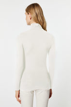 Load image into Gallery viewer, BASIC ROLL-NECK TOP IN STRETCHY VISCOSE JERSEY