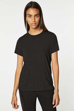 Load image into Gallery viewer, CREW NECK T-SHIRT IN STRETCHY VISCOSE JERSEY