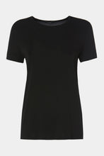 Load image into Gallery viewer, CREW NECK T-SHIRT IN STRETCHY VISCOSE JERSEY