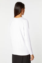 Load image into Gallery viewer, BASIC CREW-NECK TOP IN STRETCHY LIGHT VISCOSE JERSEY WITH RAGLAN SLEEVES