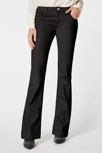 Load image into Gallery viewer, BELL BOTTOM JEANS IN STRETCHY COTTON GABERDINE WITH BEJEWELLED BUTTONS