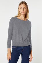 Load image into Gallery viewer, CROPPED CREW NECK SWEATER