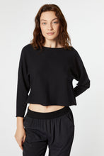 Load image into Gallery viewer, CROPPED SWEATER IN STRETCH YARN