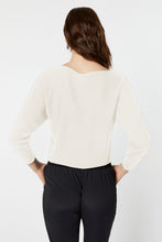 Load image into Gallery viewer, CROPPED SWEATER IN STRETCH YARN