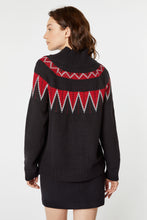 Load image into Gallery viewer, CHUNKY KNIT JACQUARD TURTLENECK SWEATER