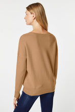 Load image into Gallery viewer, CHUNKY KNIT SWEATER WITH DEEP V NECK