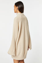 Load image into Gallery viewer, CHUNKY CASHMERE KNIT DRESS WITH BIG SLEEVES