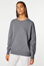 Load image into Gallery viewer, BOXY CREW-NECK JUMPER IN CHUNKY CASHMERE