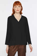 Load image into Gallery viewer, CRÊPE DE CHINE V-NECK TOP