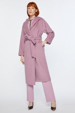 Load image into Gallery viewer, HIGH-NECK SWEATSHIRT IN ENGINEERED STRETCH JERSEY WITH DRAWSTRING