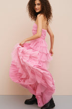 Load image into Gallery viewer, FLOUNCY MAXI DRESS IN TULLE