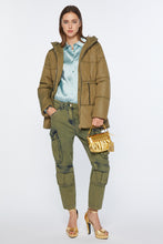 Load image into Gallery viewer, ACID-WASH CARGO DENIM PANTS WITH DOUBLE POCKET