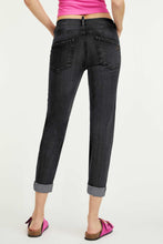 Load image into Gallery viewer, BLACK DENIM BOYFRIEND JEANS