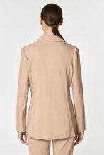 Load image into Gallery viewer, DOUBLE-BREASTED BLAZER IN STRETCHY VISCOSE CREPE WITH FABRIC-COATED BUTTONS