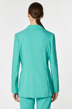 Load image into Gallery viewer, DOUBLE-BREASTED BLAZER IN STRETCHY VISCOSE CREPE WITH FABRIC-COATED BUTTONS