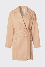 Load image into Gallery viewer, COTTON GABARDINE TRENCH COAT