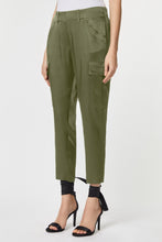 Load image into Gallery viewer, CARGO PANTS IN STRETCHY SATIN