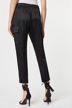 Load image into Gallery viewer, CARGO PANTS IN STRETCHY SATIN