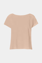 Load image into Gallery viewer, CROPPED T-SHIRT IN CRÊPE DE CHINE
