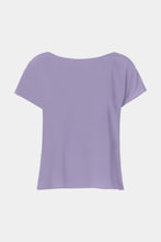 Load image into Gallery viewer, CROPPED T-SHIRT IN CRÊPE DE CHINE