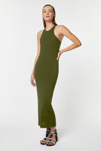 Load image into Gallery viewer, HALTER NECK MAXI DRESS IN STRETCHY VISCOSE JERSEY