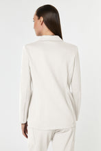 Load image into Gallery viewer, DOUBLE-BREASTED BLAZER IN STRETCHY TECHNICAL JERSEY WITH GOLD BUTTONS