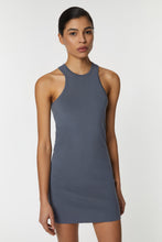 Load image into Gallery viewer, FITTED SLEEVELESS DRESS IN STRETCHY VISCOSE