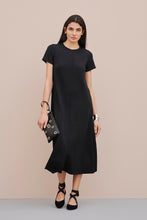 Load image into Gallery viewer, FLARED DRESS IN STRETCHY JERSEY