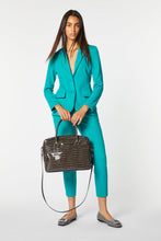 Load image into Gallery viewer, ELEGANT FAUX CROC BRIEFCASE