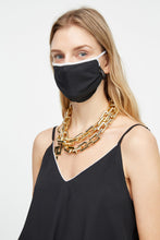 Load image into Gallery viewer, FACE MASK COVER WITH CONTRASTING BANDS
