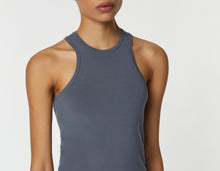 Load image into Gallery viewer, FITTED SLEEVELESS DRESS IN STRETCHY VISCOSE