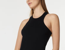 Load image into Gallery viewer, FITTED LONG DRESS IN STRETCHY VISCOSE