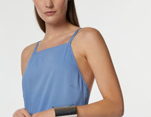 Load image into Gallery viewer, HALTER NECK MAXI DRESS IN STRETCHY VISCOSE CRÊPE