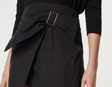 Load image into Gallery viewer, ASYMMETRIC WRAP SKIRT IN STRETCHY POPLIN