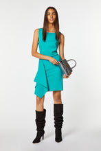 Load image into Gallery viewer, DRAPED SHEATH DRESS IN STRETCHY ENGINEERED JERSEY
