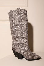 Load image into Gallery viewer, FAUX PONY HAIR WESTERN BOOTS
