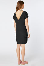 Load image into Gallery viewer, EGG-SHAPED DRESS IN CRÊPE DE CHINE WITH OVERSIZE SIDE POCKETS
