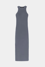 Load image into Gallery viewer, FITTED LONG DRESS IN STRETCHY VISCOSE
