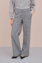 Load image into Gallery viewer, GLEN PLAID PANTS, WIDE LEG
