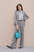 Load image into Gallery viewer, GLEN PLAID PANTS, WIDE LEG
